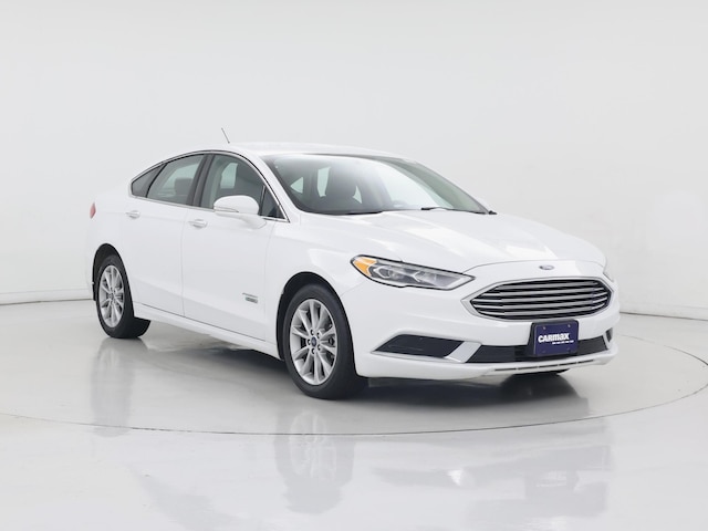 White 2018 Ford Fusion Energi SE Luxury Sedan Front-Wheel Drive Automatic