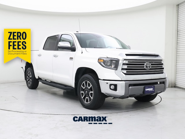 White 2019 Toyota Tundra 1794 Edition CrewMax 5.7L 4WD Pickup Truck Four-Wheel Drive Automatic