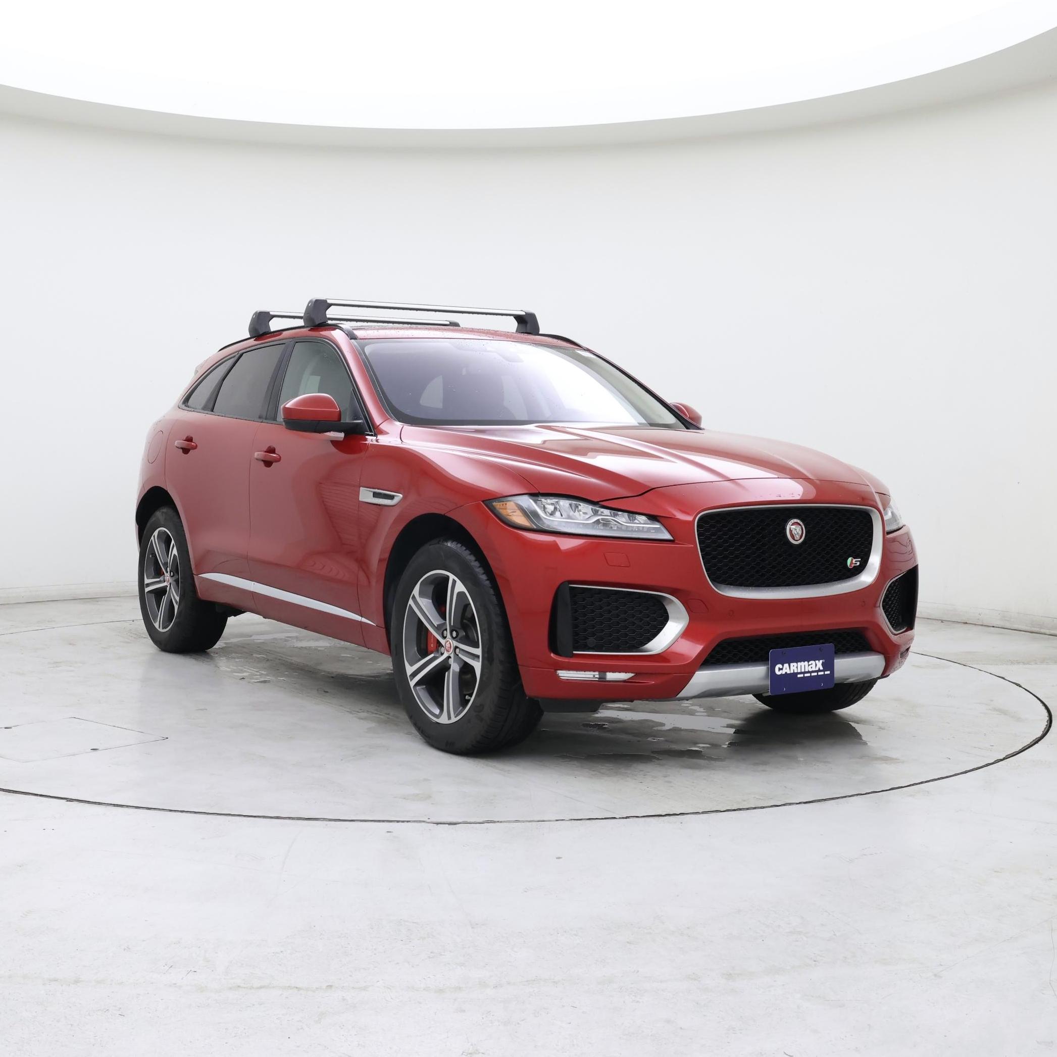 Red 2017 Jaguar F-PACE SUV / Crossover All-Wheel Drive Automatic