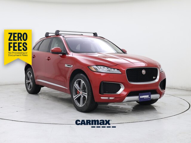 Red 2017 Jaguar F-PACE SUV / Crossover All-Wheel Drive Automatic