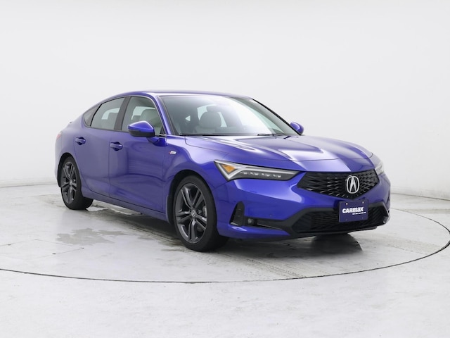 Blue 2023 Acura Integra FWD with Technology and A-SPEC Package Sedan Front-Wheel Drive Manual