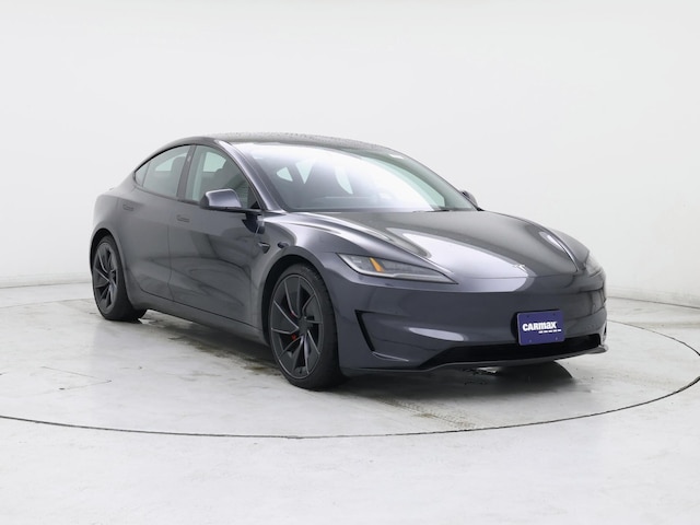 Gray 2025 Tesla Model 3 Performance AWD Sedan All-Wheel Drive Automatic