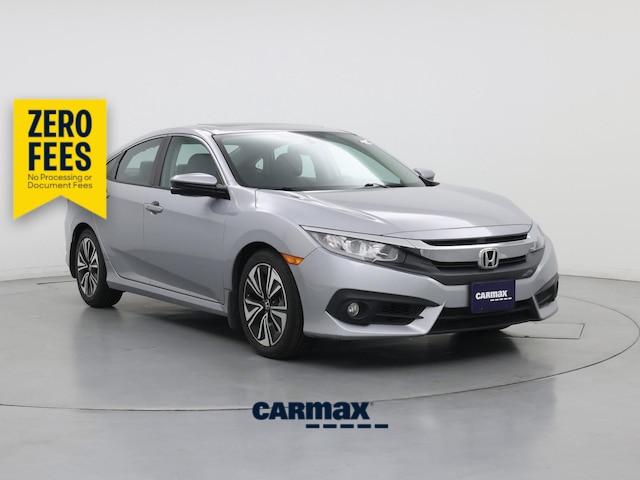 Silver 2017 Honda Civic Sedan Front-Wheel Drive Automatic