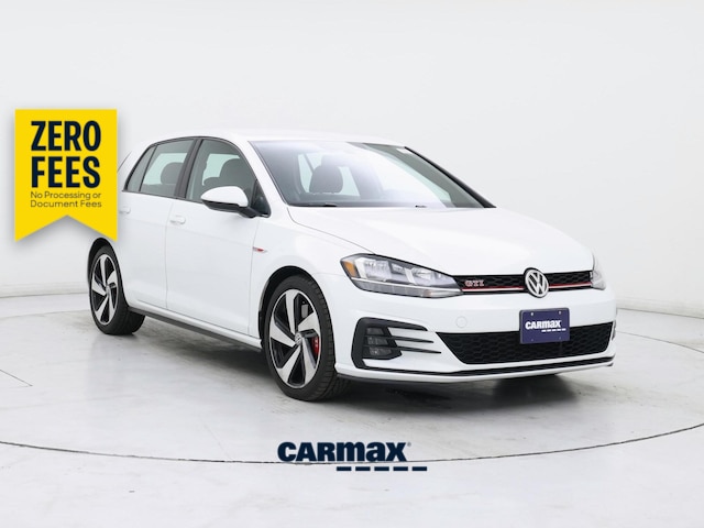 White 2020 Volkswagen Golf GTI Hatchback Front-Wheel Drive Automatic