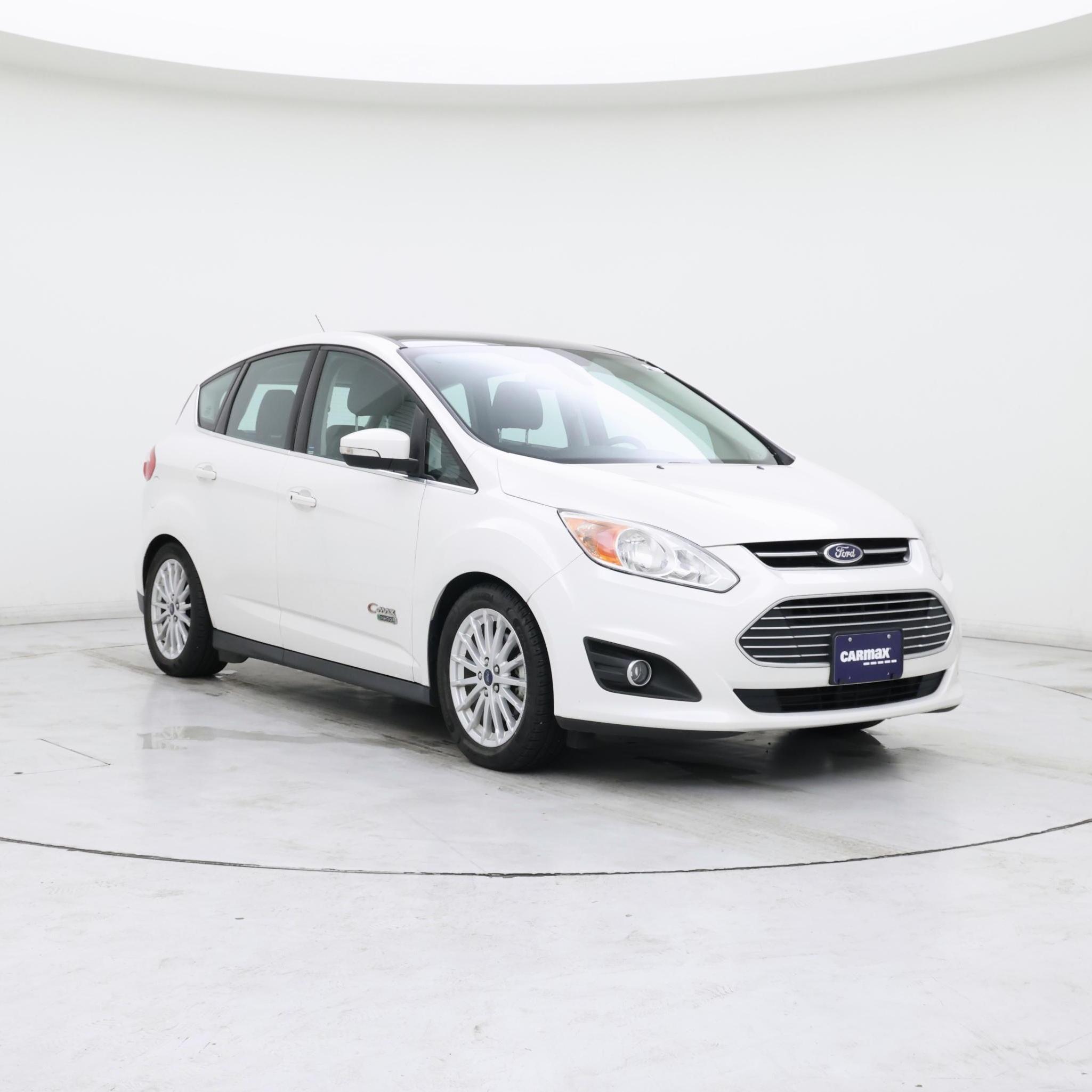 White 2016 Ford C-Max Energi SEL FWD Wagon Front-Wheel Drive Automatic