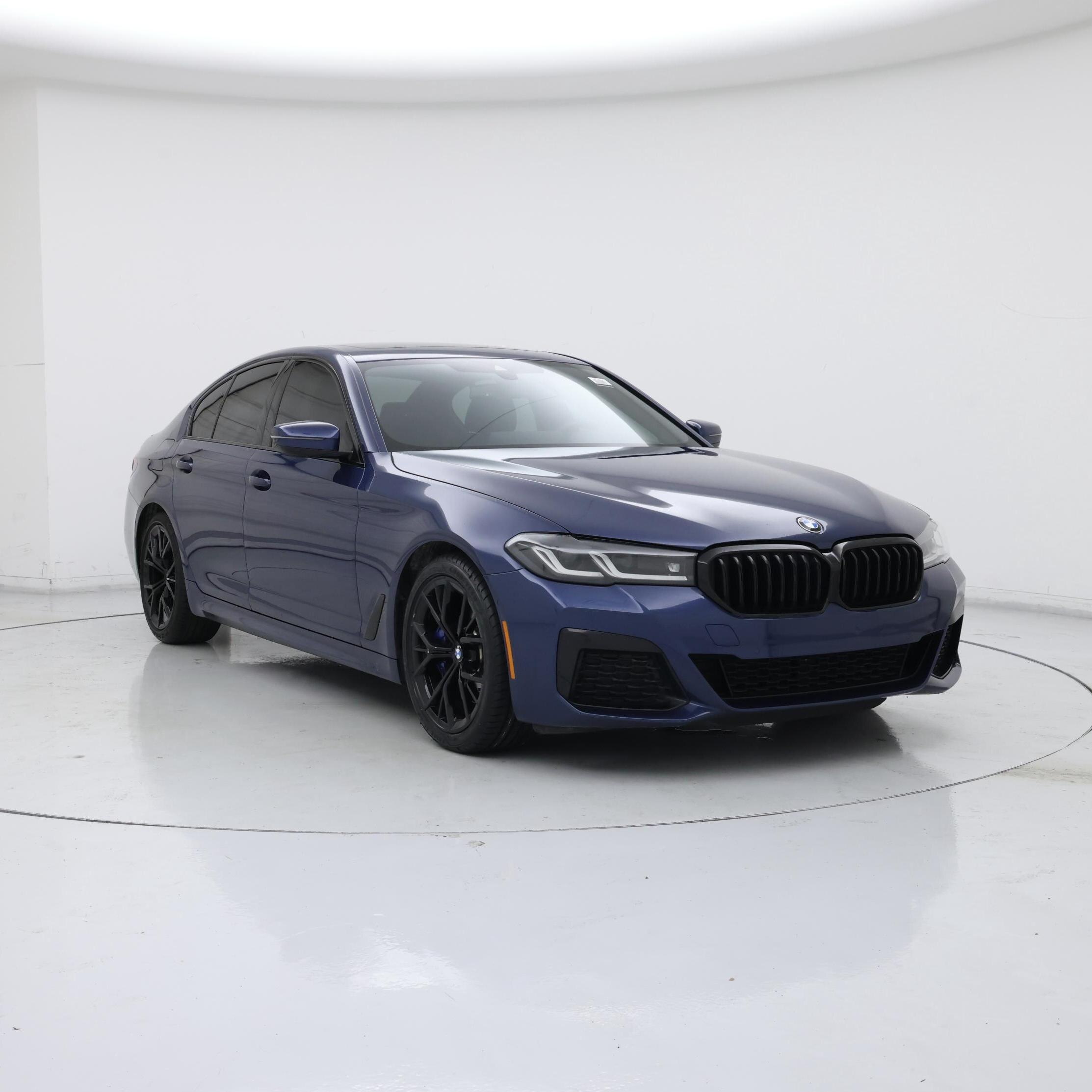 Blue 2023 BMW 5 Series Sedan Rear-Wheel Drive Automatic