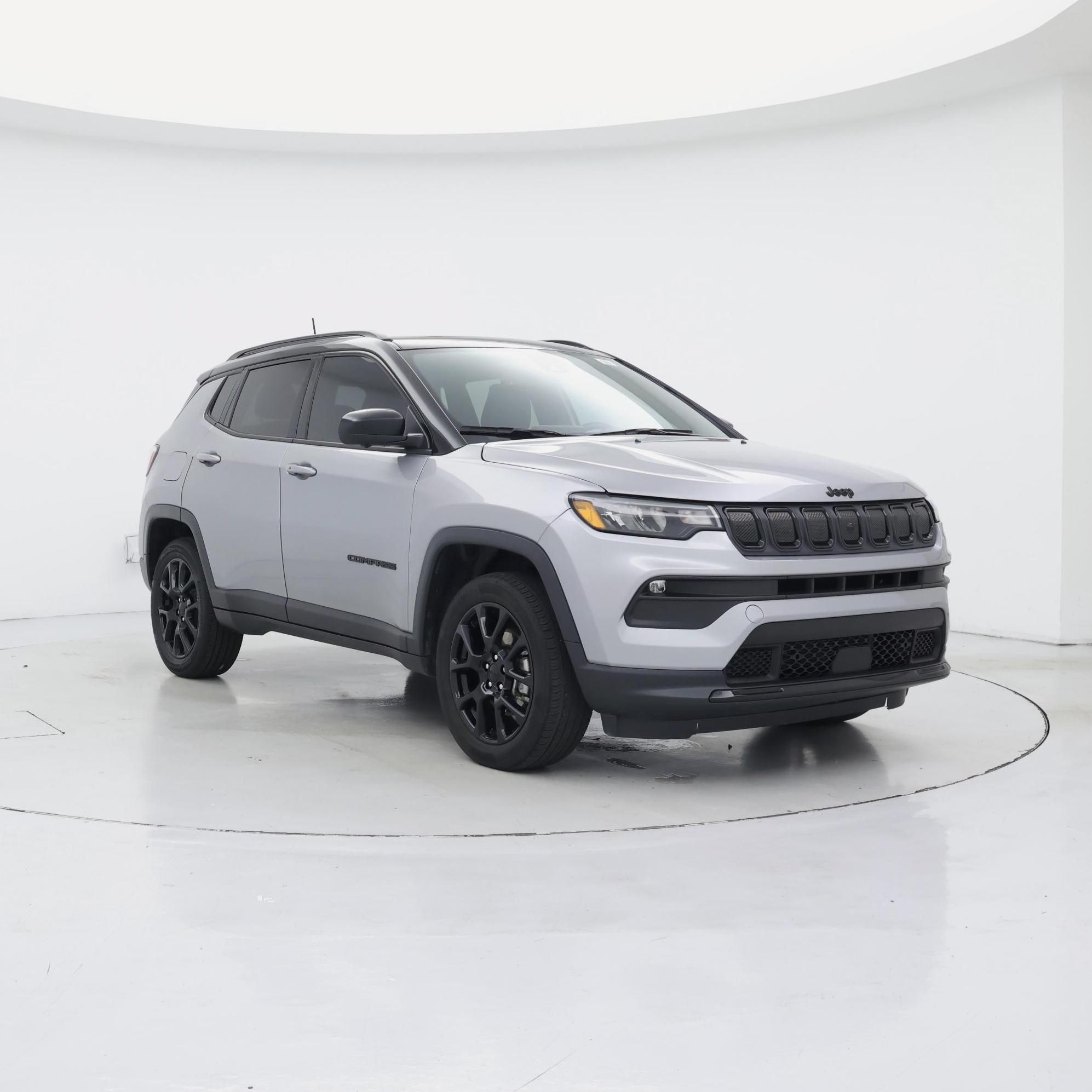 Silver 2022 Jeep Compass SUV / Crossover Four-Wheel Drive Automatic
