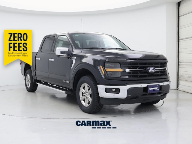 Black 2024 Ford F-150 Pickup Truck Four-Wheel Drive Automatic