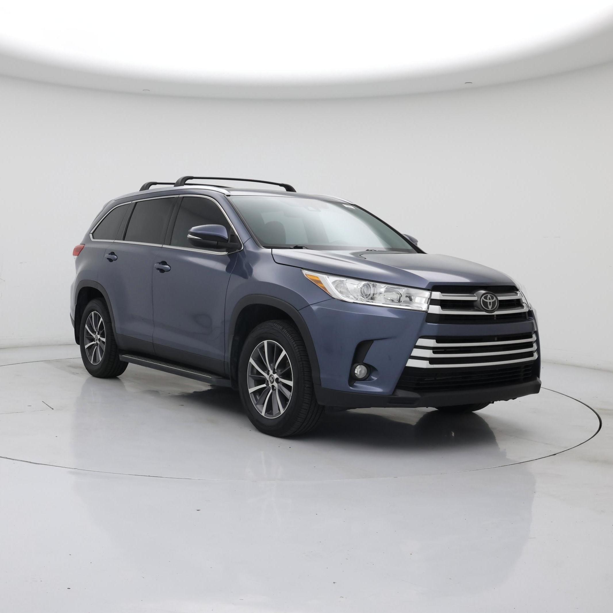 Blue 2019 Toyota Highlander SUV / Crossover Front-Wheel Drive Automatic