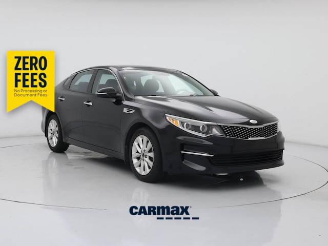 Black 2017 Kia Optima Sedan Front-Wheel Drive Automatic