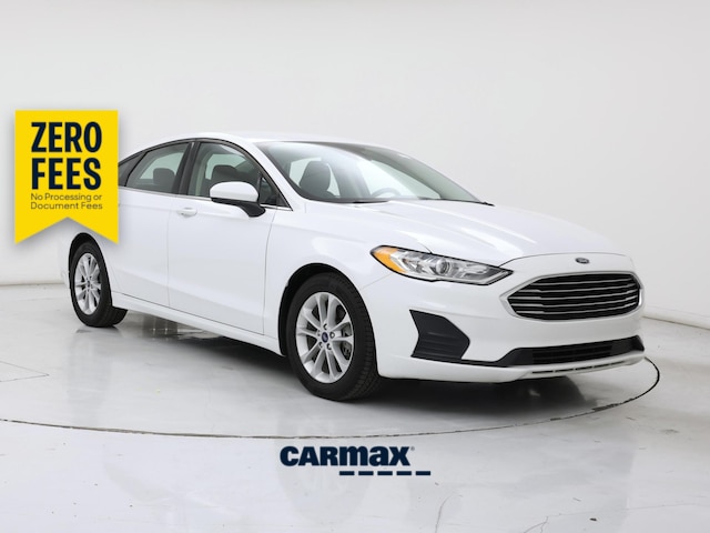 White 2020 Ford Fusion SE FWD Sedan Front-Wheel Drive Automatic