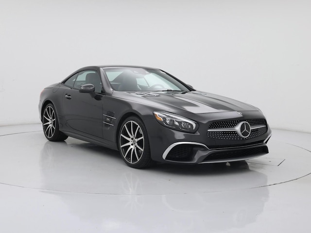 Gray 2020 Mercedes-Benz SL-Class SL 450 RWD Convertible Rear-Wheel Drive Automatic