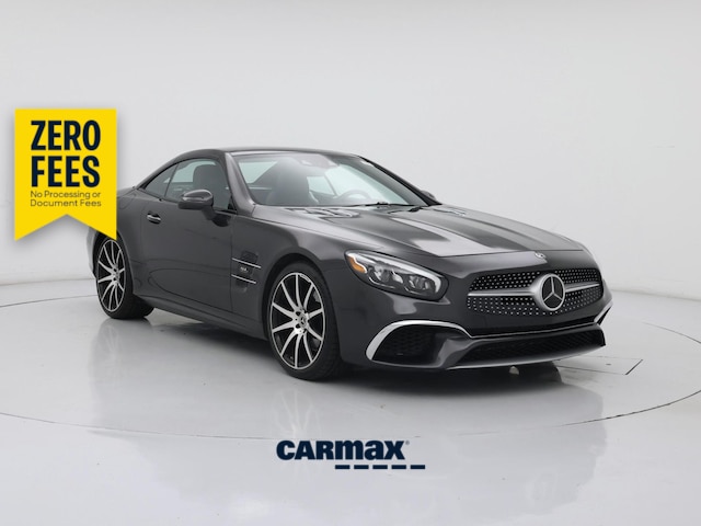 Gray 2020 Mercedes-Benz SL-Class SL 450 RWD Convertible Rear-Wheel Drive Automatic