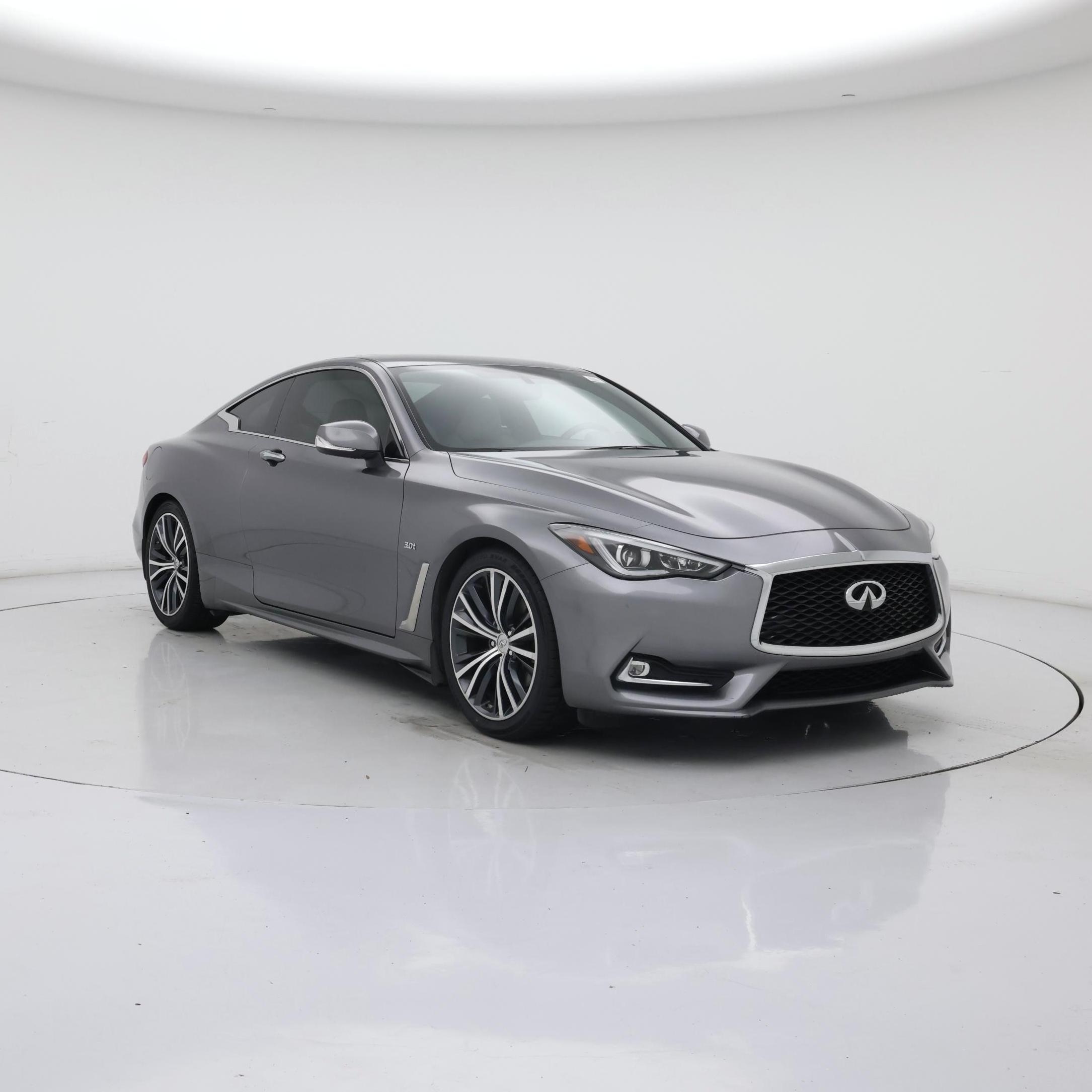 Gray 2017 INFINITI Q60 Coupe Rear-Wheel Drive Automatic