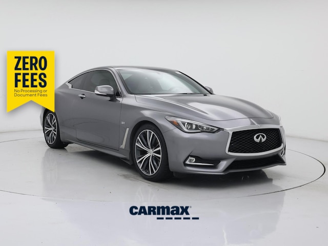 Gray 2017 INFINITI Q60 Coupe Rear-Wheel Drive Automatic