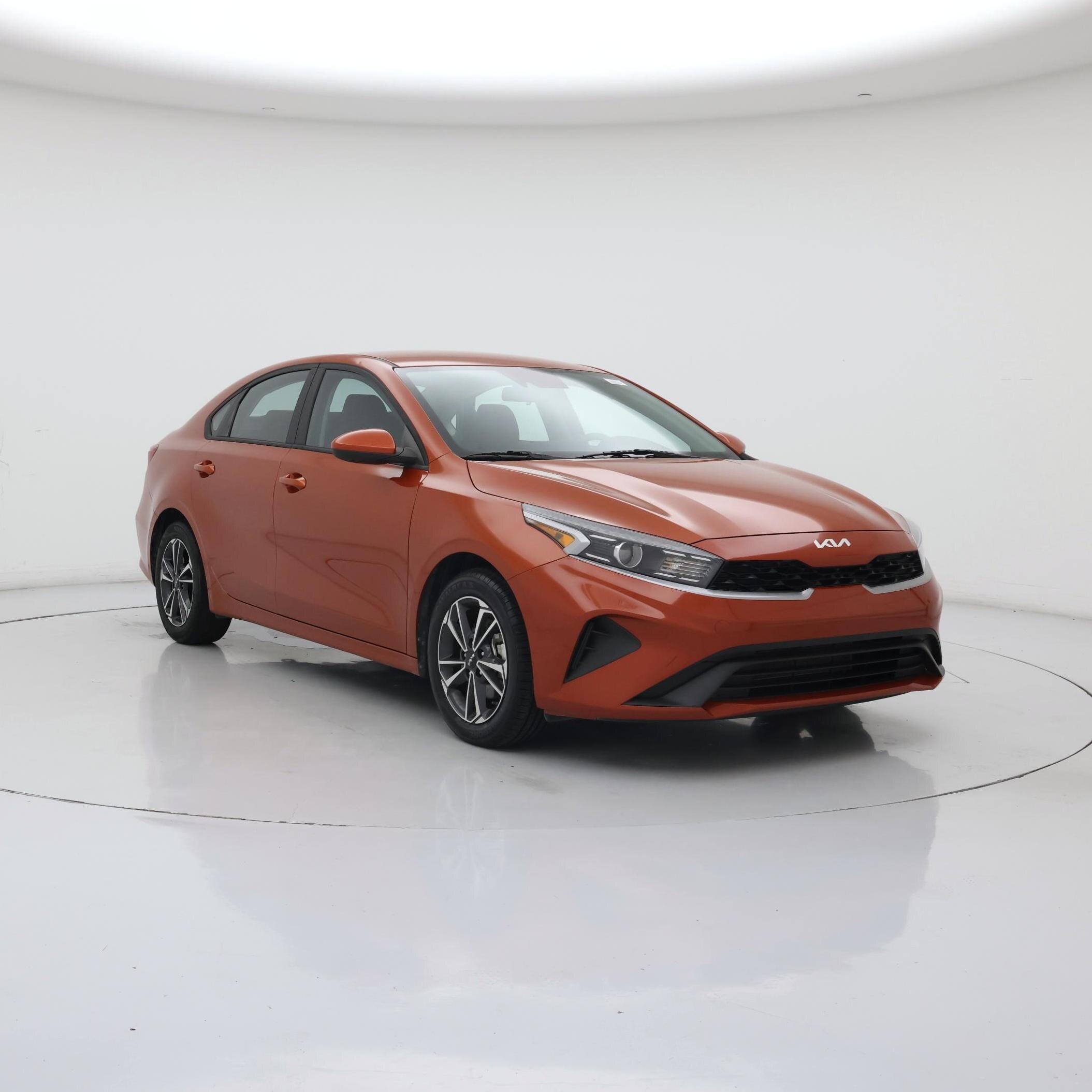 Orange 2024 Kia Forte Sedan Front-Wheel Drive Automatic