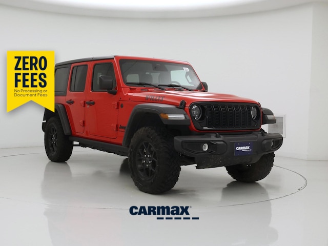 Red 2025 Jeep Wrangler SUV / Crossover Four-Wheel Drive Automatic