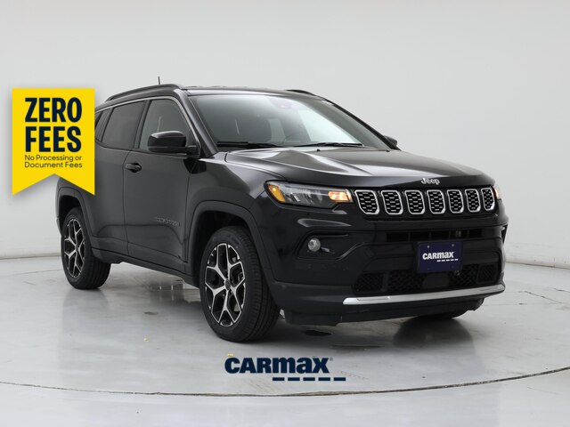 Black 2025 Jeep Compass SUV / Crossover Four-Wheel Drive Automatic
