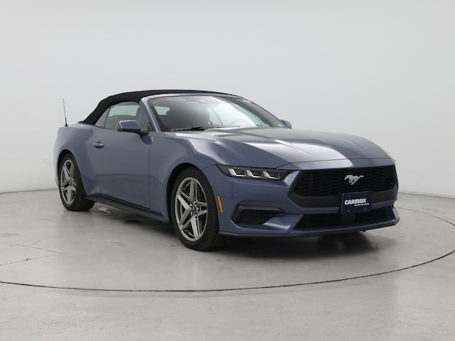 Gray 2025 Ford Mustang EcoBoost Convertible RWD Convertible Rear-Wheel Drive Automatic