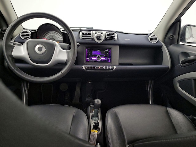 White 2015 smart fortwo passion Hatchback Rear-Wheel Drive Automatic