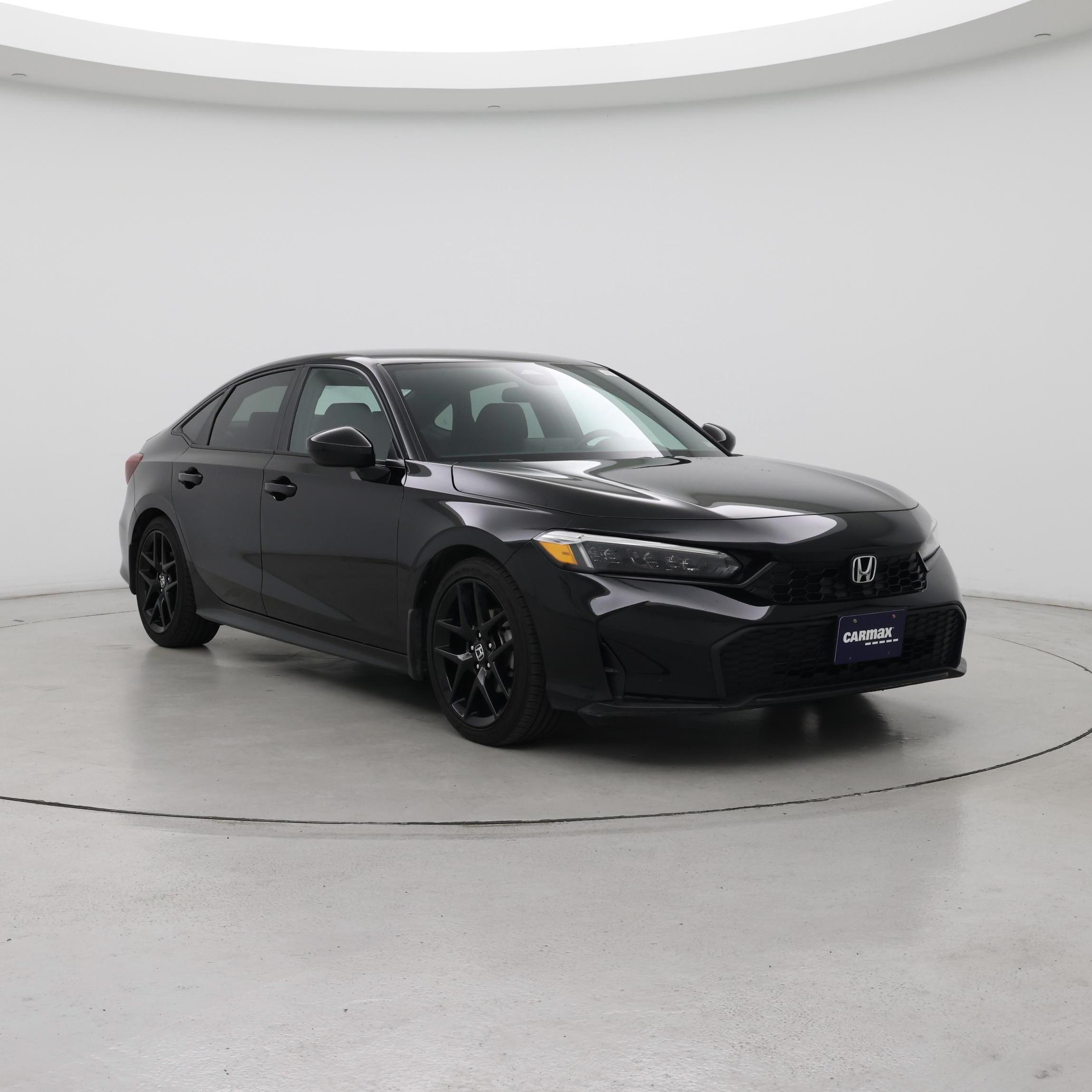 Black 2026 Honda Civic Sedan Front-Wheel Drive Automatic