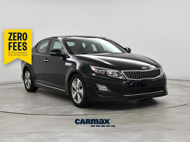 Black 2015 Kia Optima Hybrid EX Sedan Front-Wheel Drive Automatic