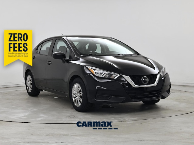 Black 2021 Nissan Versa Sedan Front-Wheel Drive Automatic