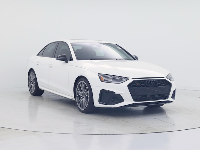 White 2022 Audi S4 3.0T quattro Premium Plus AWD Sedan All-Wheel Drive Automatic