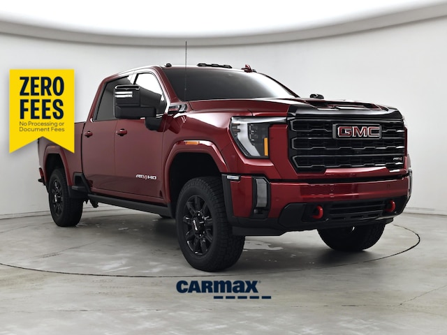 Red 2024 GMC Sierra 3500HD AT4 Crew Cab 4WD Pickup Truck Four-Wheel Drive Automatic