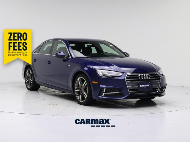 Blue 2018 Audi A4 Sedan All-Wheel Drive Automatic