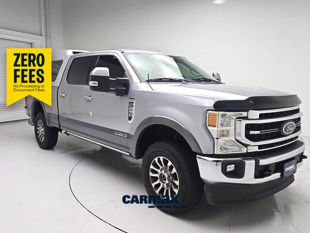 Silver 2021 Ford F-250 Super Duty Pickup Truck Four-Wheel Drive Automatic