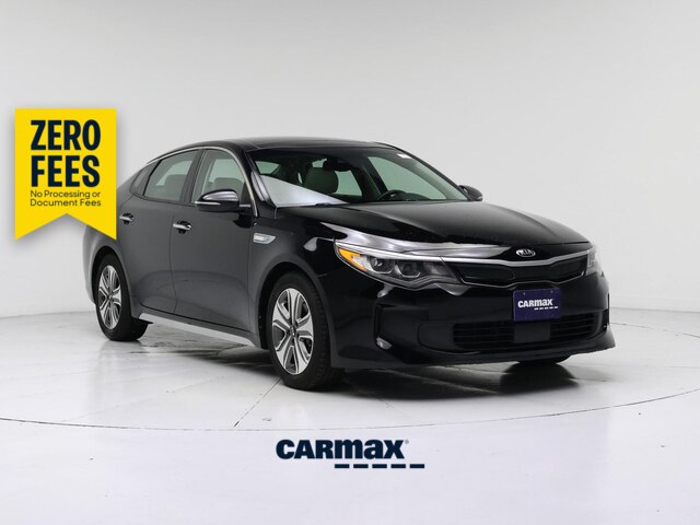 Black 2017 Kia Optima Hybrid EX Sedan Front-Wheel Drive Automatic