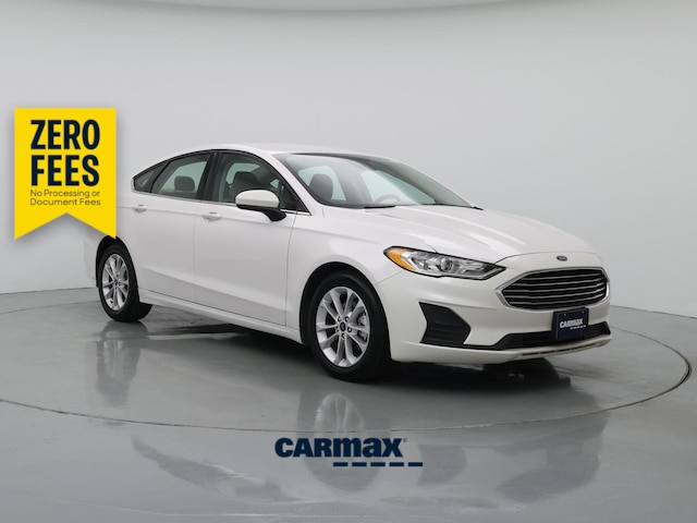White 2020 Ford Fusion SE FWD Sedan Front-Wheel Drive Automatic
