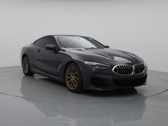 Gray 2021 BMW 8 Series 840i Coupe RWD Coupe Rear-Wheel Drive Automatic