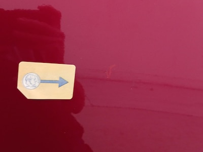 Front Door Passenger Side Cosmetic Imperfection
