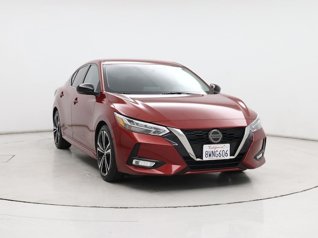 Red 2021 Nissan Sentra SR FWD Sedan Front-Wheel Drive Automatic