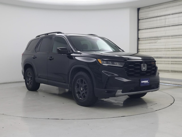 Black 2023 Honda Pilot TrailSport AWD SUV / Crossover All-Wheel Drive Automatic