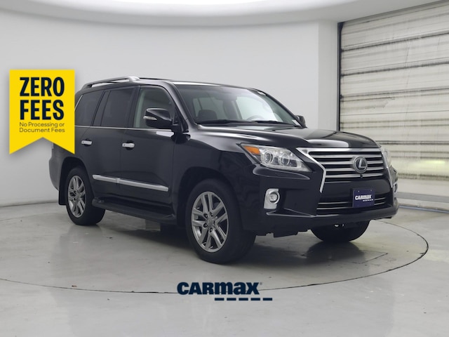 Black 2014 Lexus LX 570 4WD SUV / Crossover All-Wheel Drive Automatic
