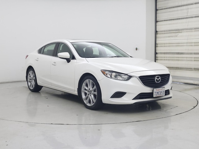 White 2016 Mazda MAZDA6 i Touring Sedan Front-Wheel Drive Automatic
