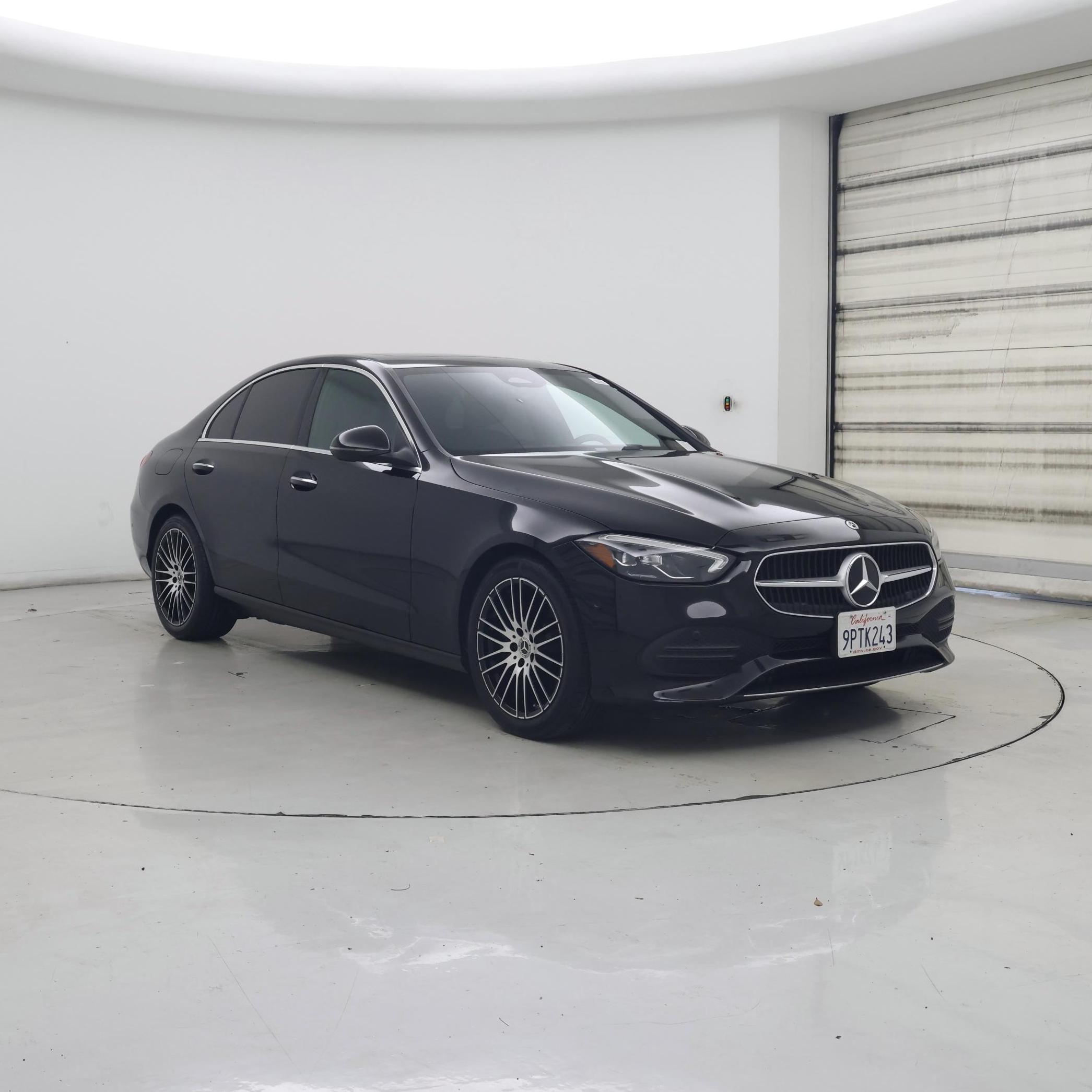 Black 2025 Mercedes-Benz C-Class Sedan Rear-Wheel Drive Automatic
