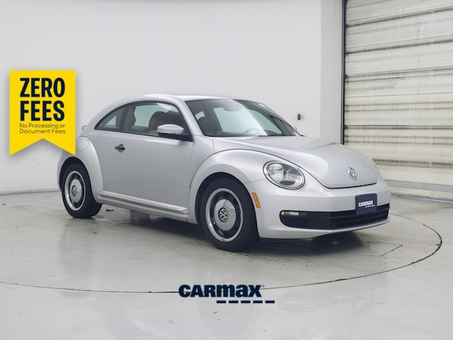 Silver 2015 Volkswagen Beetle 1.8T Classic Hatchback Front-Wheel Drive Automatic