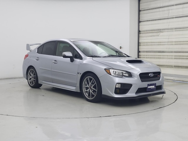 Silver 2015 Subaru WRX STI Limited Sedan All-Wheel Drive Manual