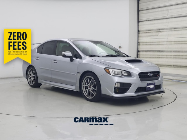 Silver 2015 Subaru WRX STI Limited Sedan All-Wheel Drive Manual
