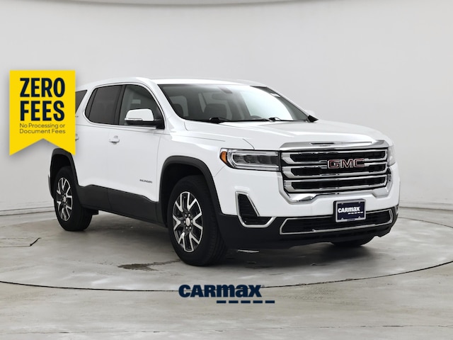White 2021 GMC Acadia SLE FWD SUV / Crossover Front-Wheel Drive Automatic
