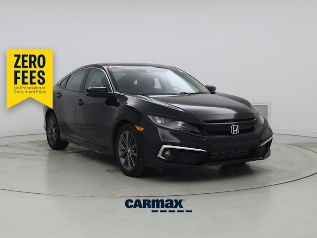 Black 2020 Honda Civic EX Sedan FWD Sedan Front-Wheel Drive Automatic