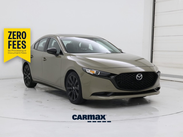 Brown (Tan) 2024 Mazda MAZDA3 2.5 Carbon Turbo AWD Sedan All-Wheel Drive Automatic
