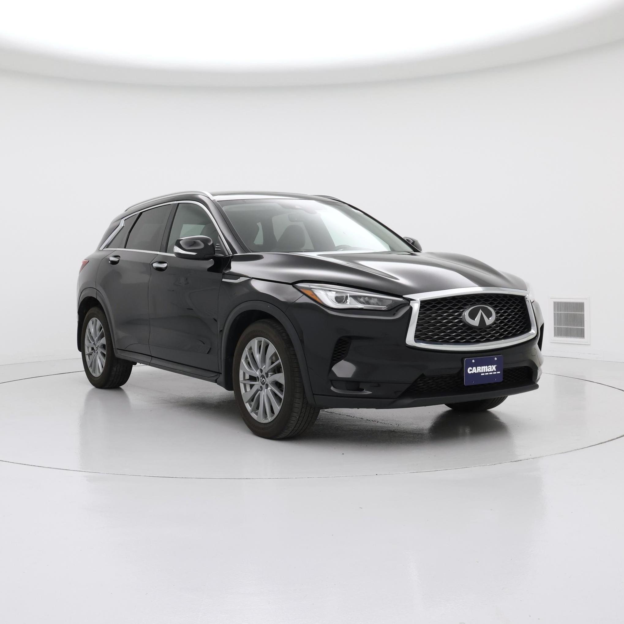 Black 2023 INFINITI QX50 Luxe AWD SUV / Crossover All-Wheel Drive Automatic