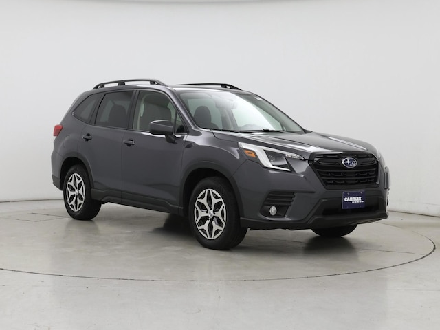 Gray 2023 Subaru Forester Premium Crossover AWD SUV / Crossover All-Wheel Drive Automatic