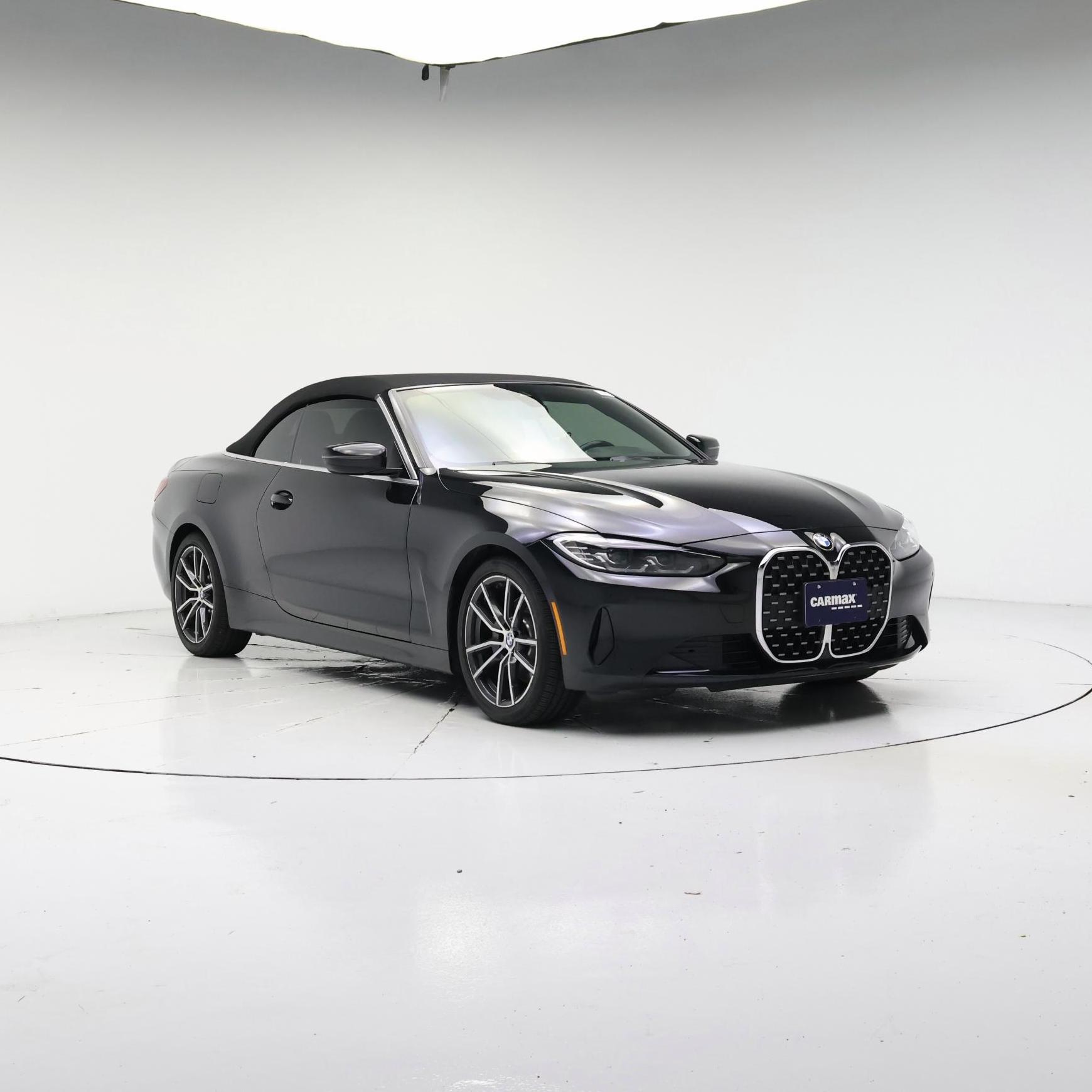 Black 2022 BMW 4 Series Convertible Rear-Wheel Drive Automatic