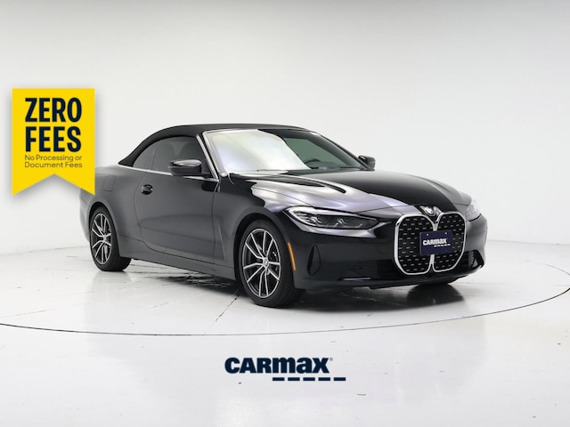 Black 2022 BMW 4 Series Convertible Rear-Wheel Drive Automatic